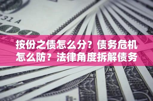 济南按份之债怎么分？债务危机怎么防？法律角度拆解债务分配与风险自保指南