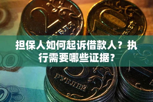 济南担保人如何起诉借款人？执行需要哪些证据？
