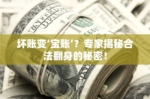 济南坏账变‘宝账’？专家揭秘合法翻身的秘密！