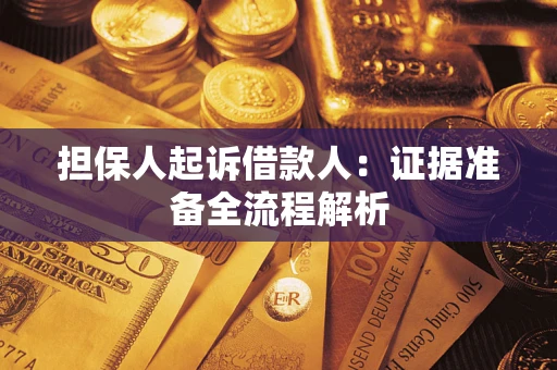 济南担保人起诉借款人：证据准备全流程解析