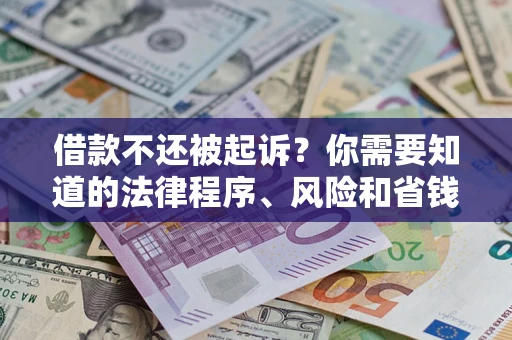 济南借款不还被起诉？你需要知道的法律程序、风险和省钱技巧